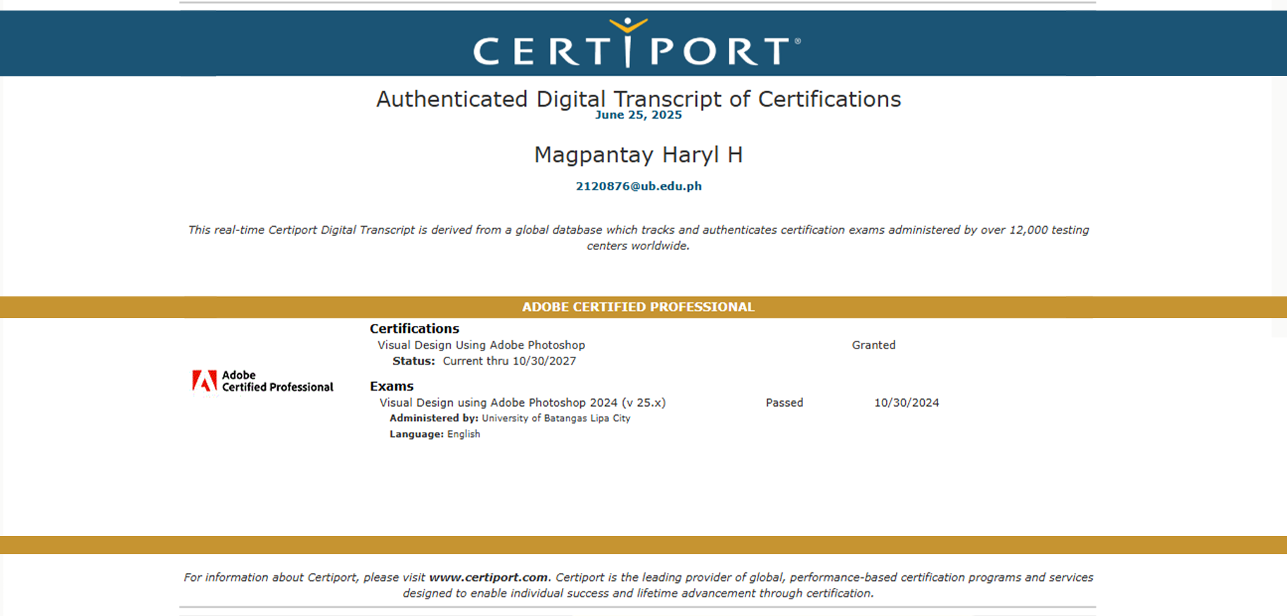 Certification 3