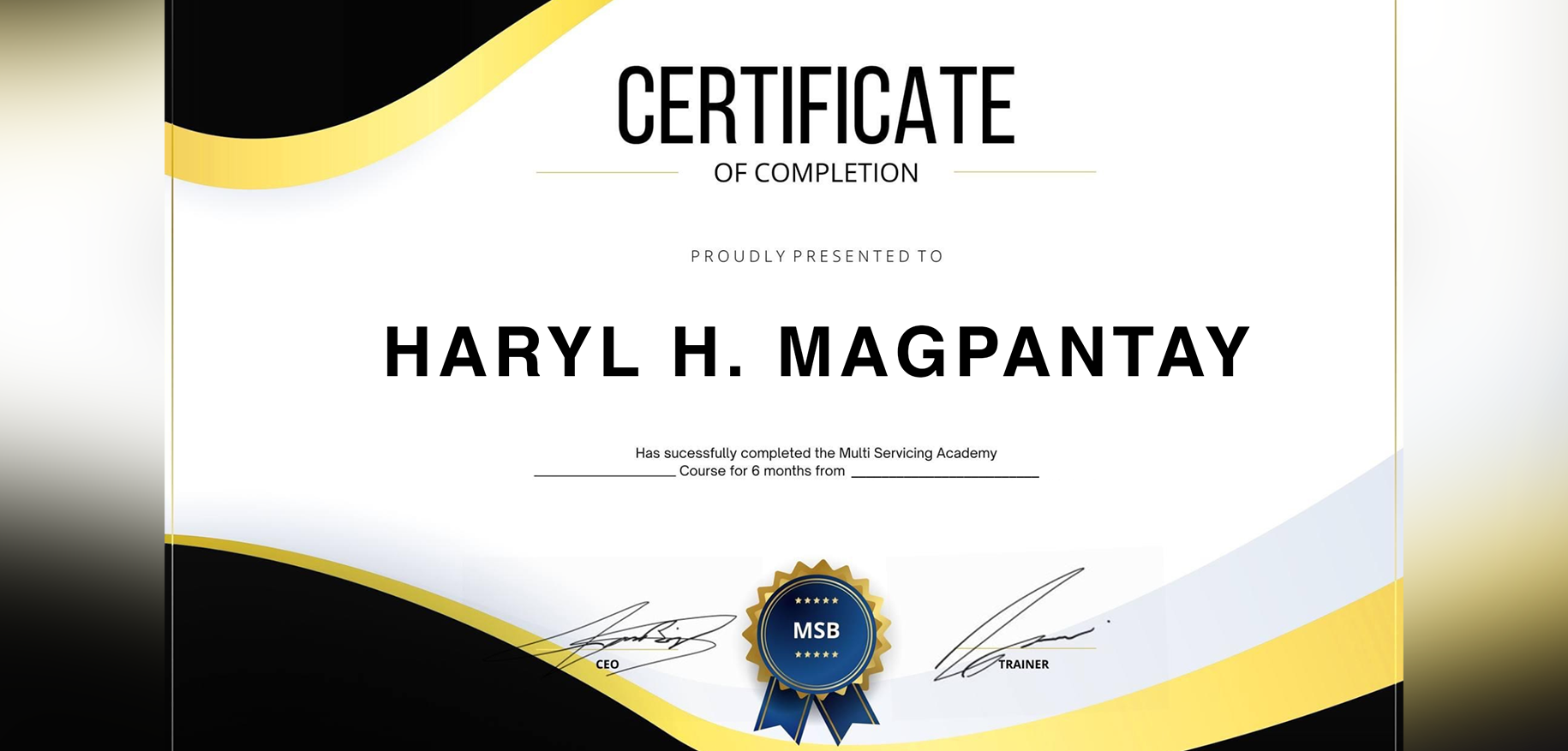 Certification 2
